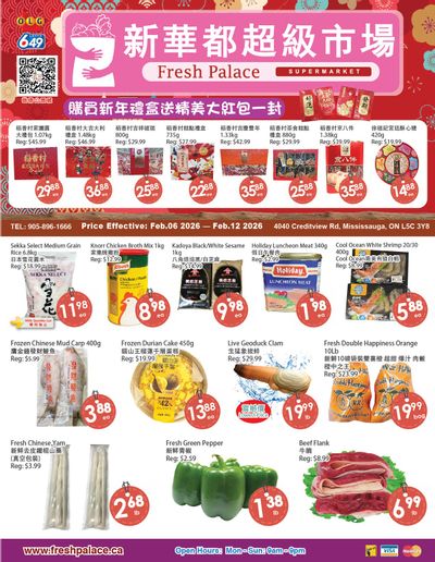 Fresh Palace Supermarket Flyer February 6 to 12