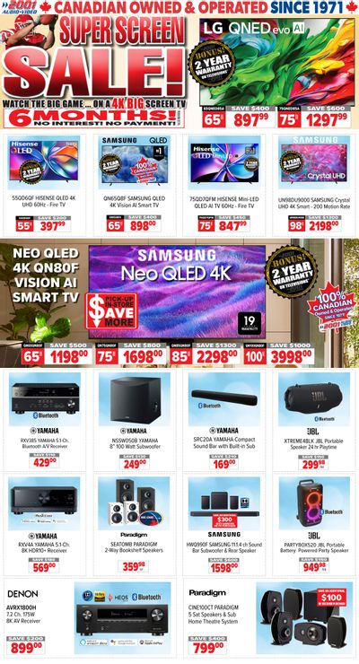 2001 Audio Video Flyer February 6 to 8
