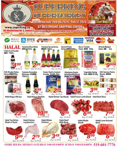 Superking Supermarket (London) Flyer February 6 to 12