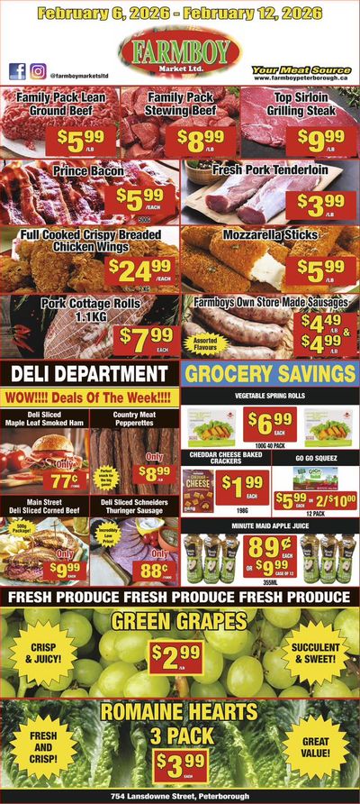 Farmboy Peterborough Flyer February 6 to 12