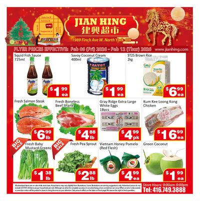 Jian Hing Supermarket (North York) Flyer February 6 to 12