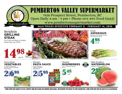 Pemberton Valley Supermarket Flyer February 8 to 14