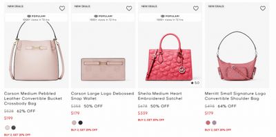 Michael Kors & Outlet Canada: Buy 2 or More Styles and Get 20% off