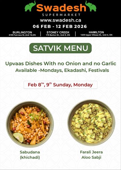 Swadesh Supermarket Flyer February 6 to 12
