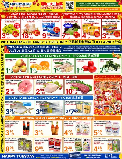 88 Supermarket Flyer February 6 to 12