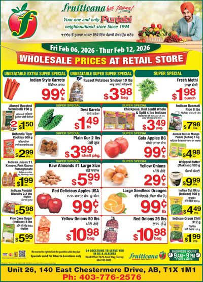 Fruiticana (Chestermere) Flyer February 6 to 12