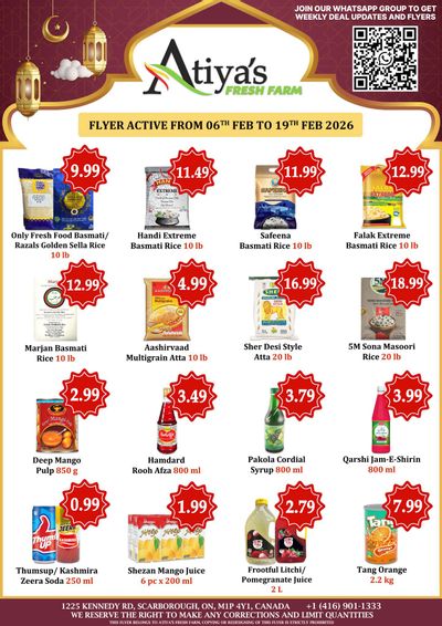 Atiya's Fresh Farm Flyer February 6 to 19