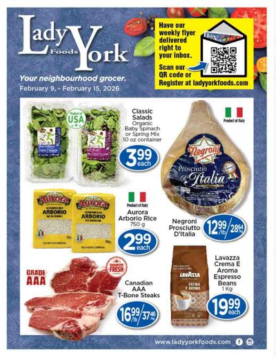 Lady York Foods Flyer February 9 to 15