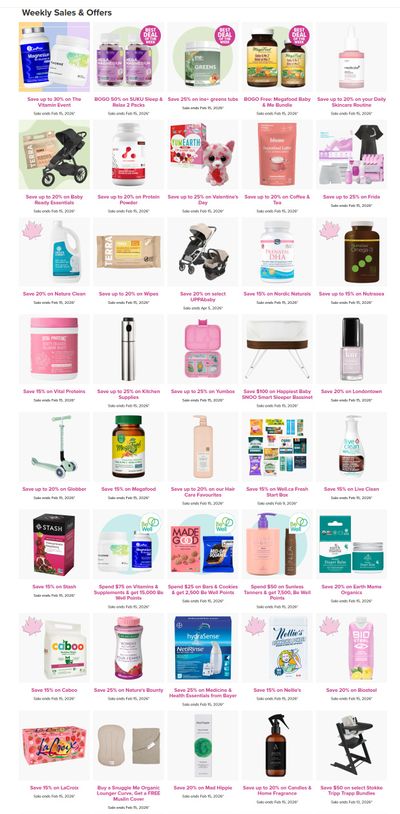 Well.ca Weekly Sales February 9 to 15