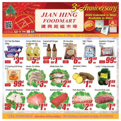 Jian Hing Foodmart (Scarborough) Flyer November 8 to 14
