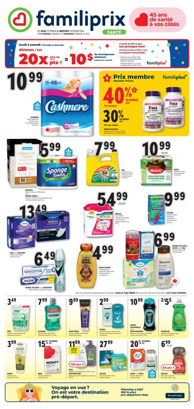Familiprix Sante Flyer February 12 to 18