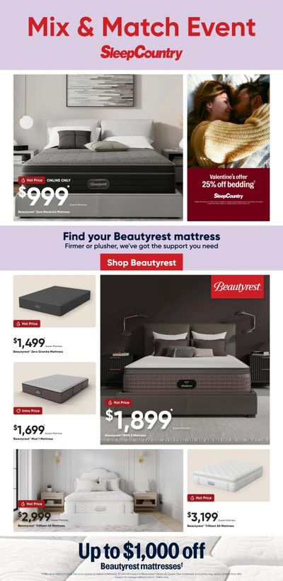 Sleep Country Flyer February 11 to 17