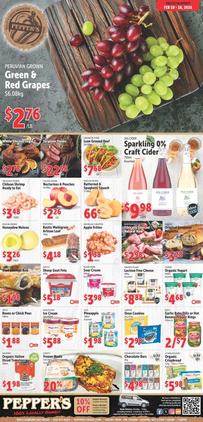 Pepper's Foods Flyer February 10 to 16