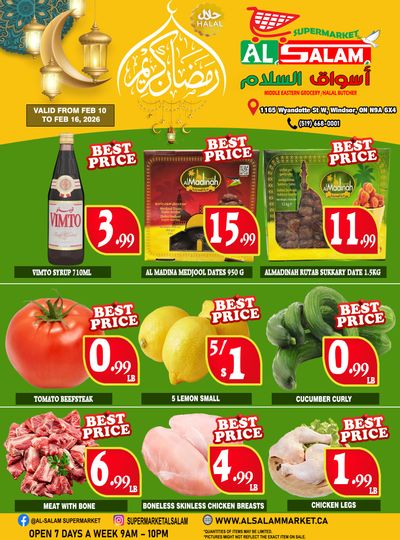 Al-Salam Supermarket Flyer February 10 to 16