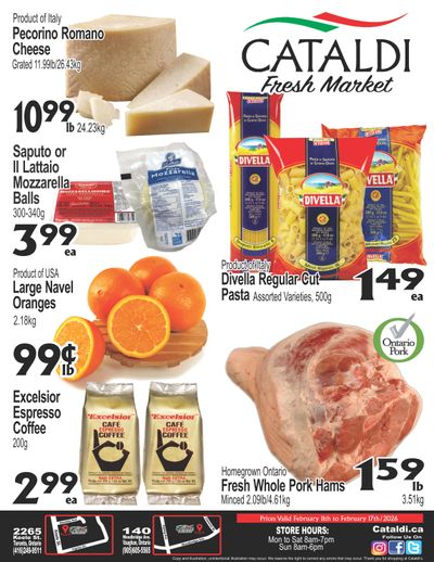 Cataldi Fresh Market Flyer February 11 to 17