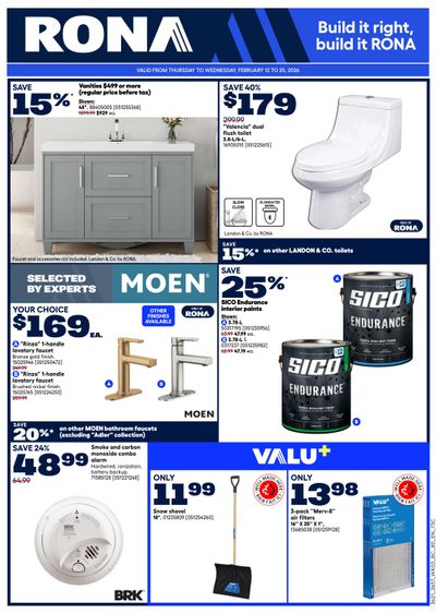 Rona & Rona+ (BC) Flyer February 12 to 25
