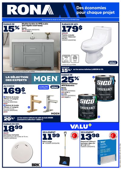 Rona & Rona+ (QC) Flyer February 12 to 25