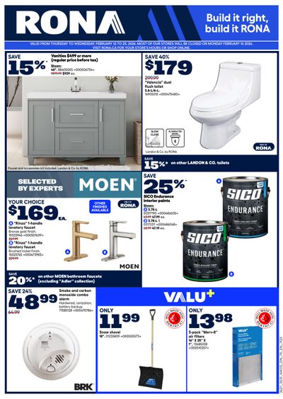 Rona & Rona+ (ON) Flyer February 12 to 25