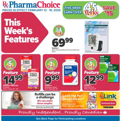 PharmaChoice Health Centre Flyer February 12 to 18