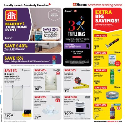 Home Hardware Building Centre (ON) Flyer February 12 to 25