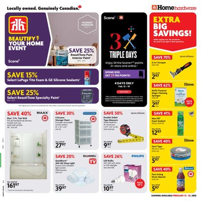 Home Hardware (Atlantic) Flyer February 12 to 25