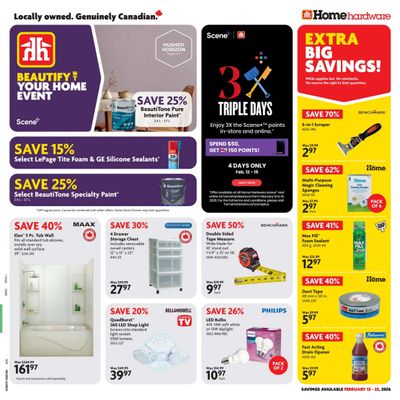 Home Hardware (BC) Flyer February 12 to 25