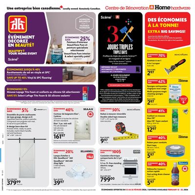 Home Hardware Building Centre (QC) Flyer February 12 to 25