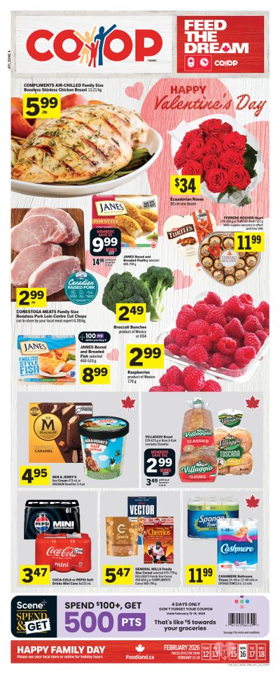Foodland Co-op Flyer February 12 to 18
