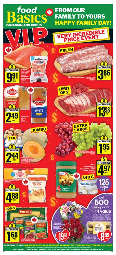 Food Basics Flyer February 12 to 18