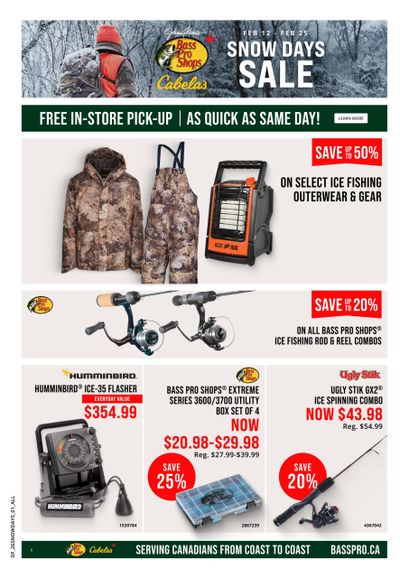 Cabela's Flyer February 12 to 25