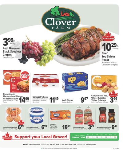 Clover Farm (AB) Flyer February 12 to 18