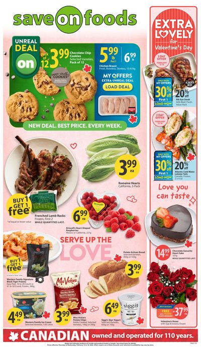 Save On Foods (AB) Flyer February 12 to 18