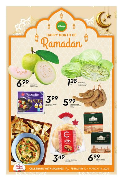 Sobeys (ON) Ramadan Flyer February 12 to March 18