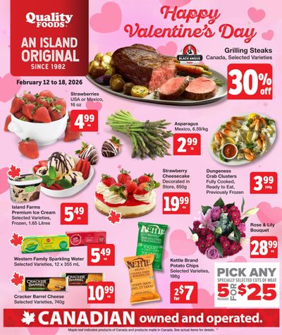 Quality Foods Flyer February 12 to 18