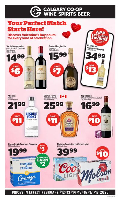 Calgary Co-op SWCB Flyer February 12 to 18