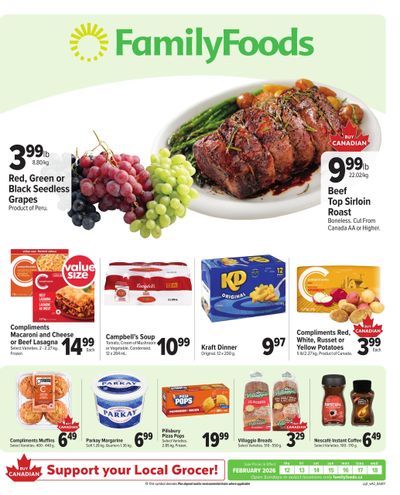 Family Foods Flyer February 12 to 18