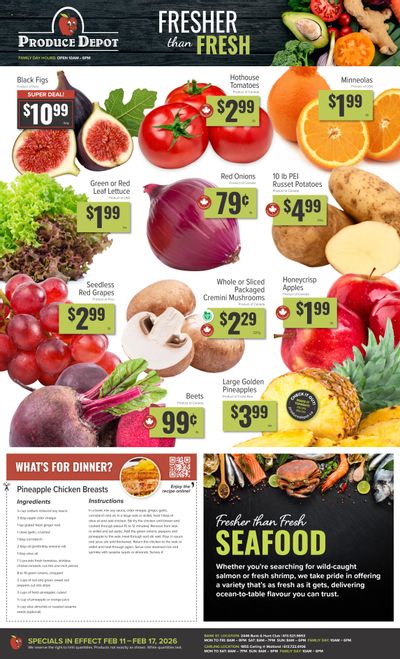 Produce Depot Flyer February 11 to 17