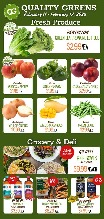 Quality Greens Flyer February 11 to 17