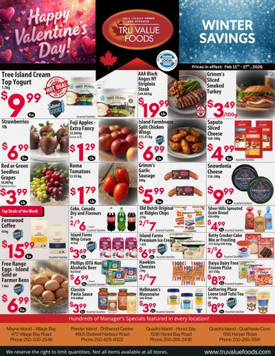 Tru Value Foods Flyer February 11 to 17