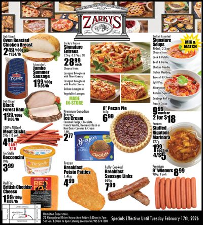 Zarky's Flyer February 11 to 17