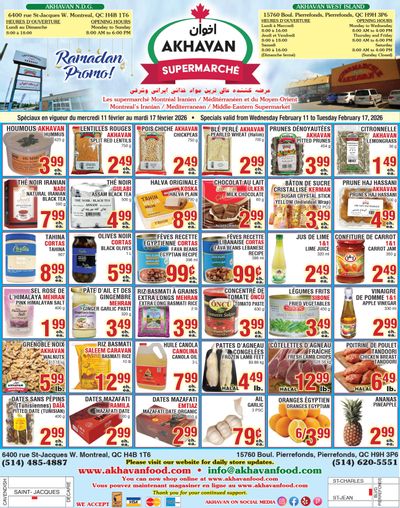 Akhavan Supermarche Flyer February 11 to 17