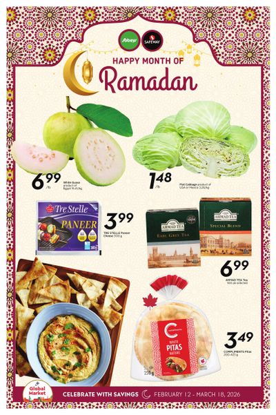 Sobeys/Safeway (AB, SK, MB) Ramadan Flyer February 12 to March 18