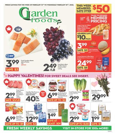 Garden Foods Flyer February 12 to 18