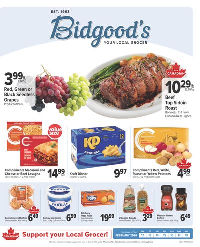 Bidgood's Flyer February 12 to 18