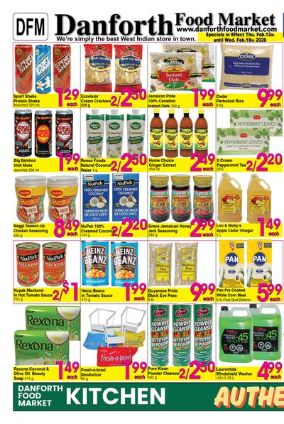 Danforth Food Market Flyer February 12 to 18