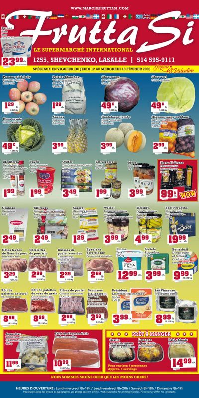 Frutta Si Flyer February 12 to 18