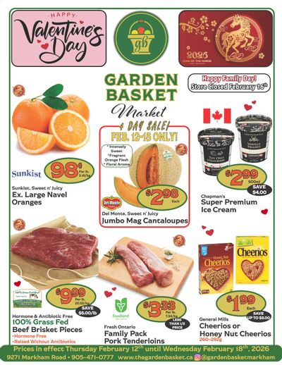 The Garden Basket Flyer February 12 to 18