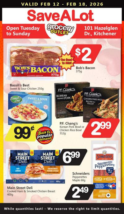 SaveALot Grocery Outlet Flyer February 12 to 18