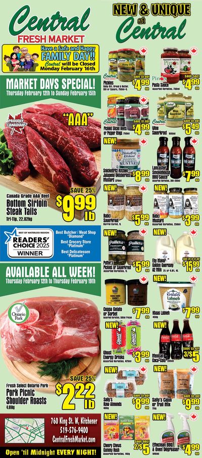 Central Fresh Market Flyer February 12 to 19