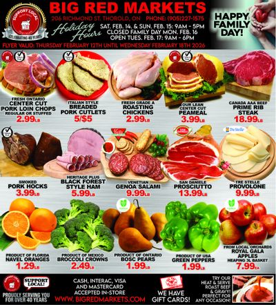 Big Red Markets Flyer February 12 to 18